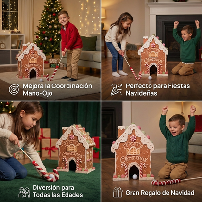 Juguete de golf navideño de jengibre