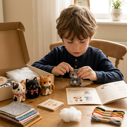 Kit de Costura DIY de Peluche – Crea Tu Propio Personaje Adorable