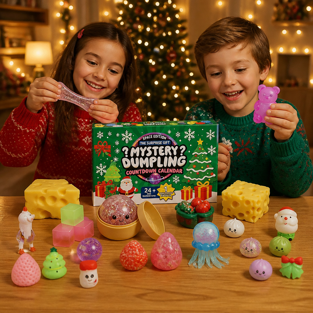 Calendario De Adviento Squishy De Navidad Para Niños