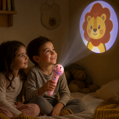 Linterna Infantil Con Proyección De Cuentos De Buenas Noches
