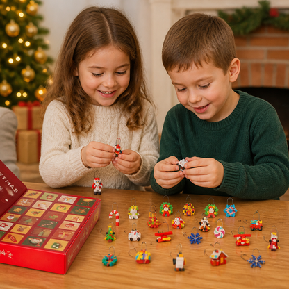 Calendario De Adviento De Bloques Para Decoraciones Navideñas
