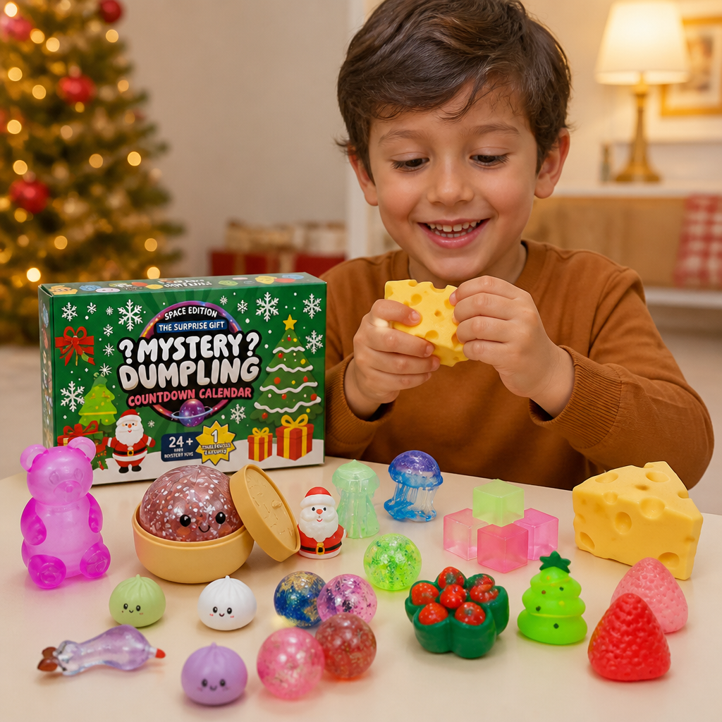 Calendario De Adviento Squishy De Navidad Para Niños