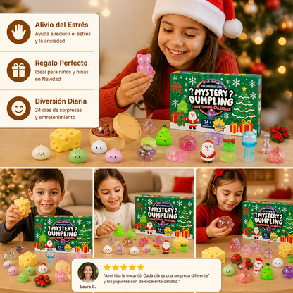 Calendario De Adviento Squishy De Navidad Para Niños