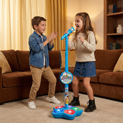 Set de karaoke para niños con micrófono y soporte – Juego educativo musical