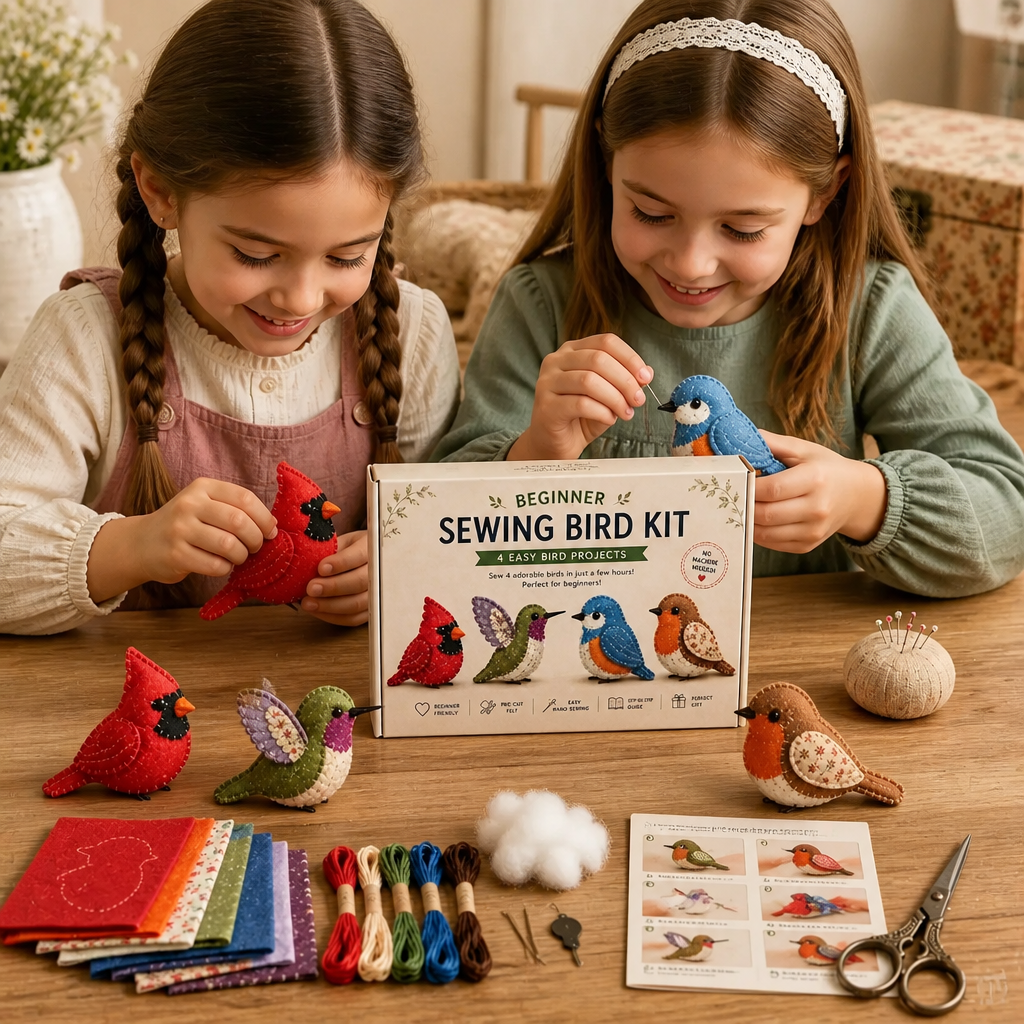 Kit de Costura DIY de Peluche – Crea Tu Propio Personaje Adorable