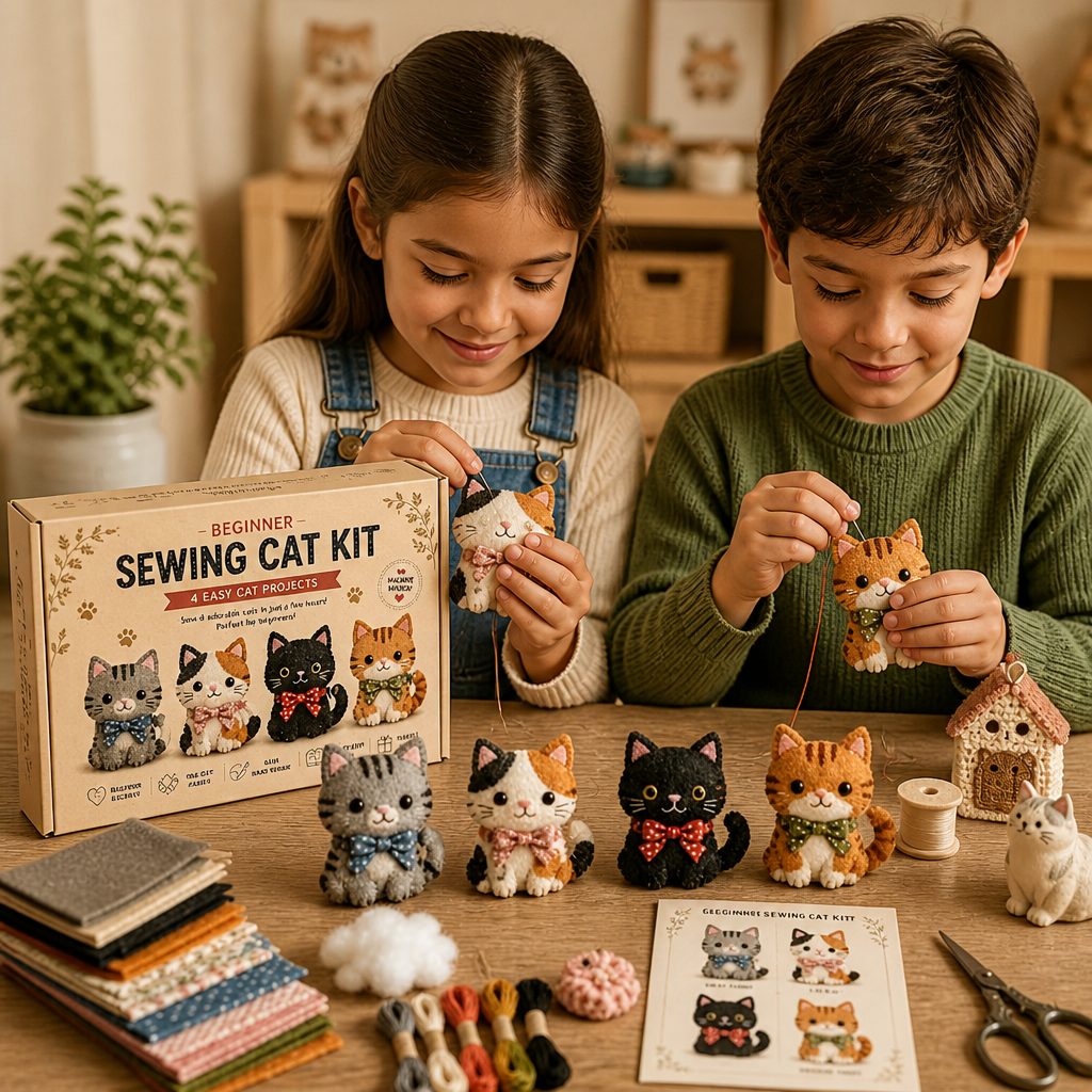 Kit de Costura DIY de Peluche – Crea Tu Propio Personaje Adorable