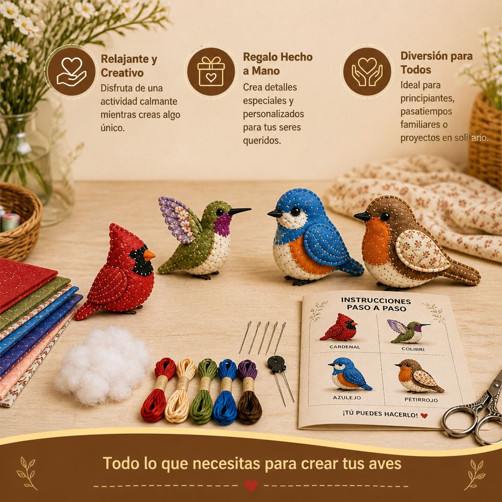 Kit de Costura DIY de Peluche – Crea Tu Propio Personaje Adorable