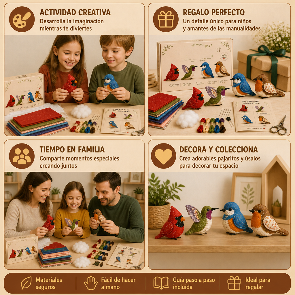 Kit de Costura DIY de Peluche – Crea Tu Propio Personaje Adorable