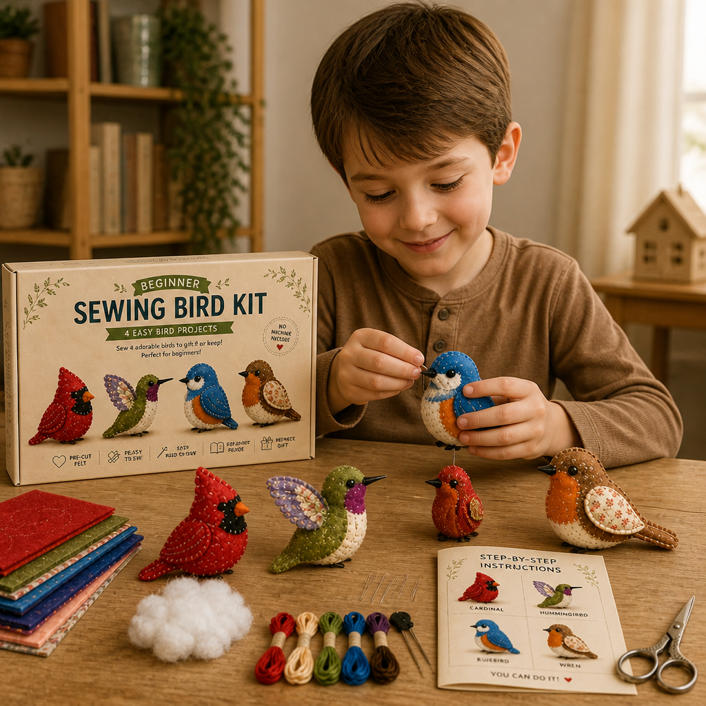 Kit de Costura DIY de Peluche – Crea Tu Propio Personaje Adorable