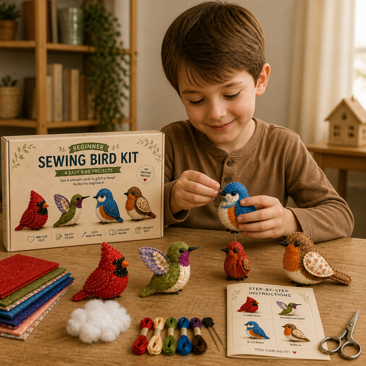 Kit de Costura DIY de Peluche – Crea Tu Propio Personaje Adorable