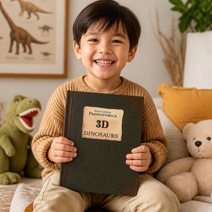 Enciclopedia Interactiva de Dinosaurios Pop-Up 3D