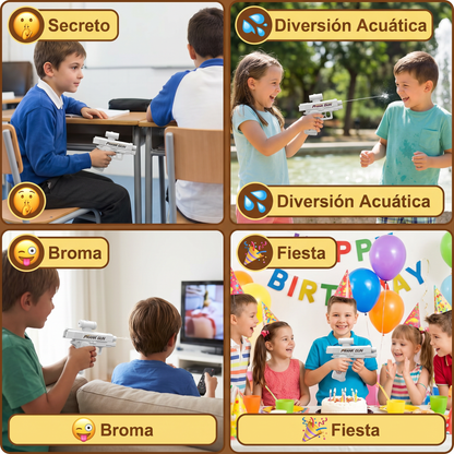 Pistola de agua de doble cara para niños – Mini juguete acuático divertido