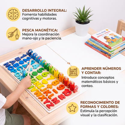 Desarrollo De Habilidades – Tablero De Actividades Montessori De Madera