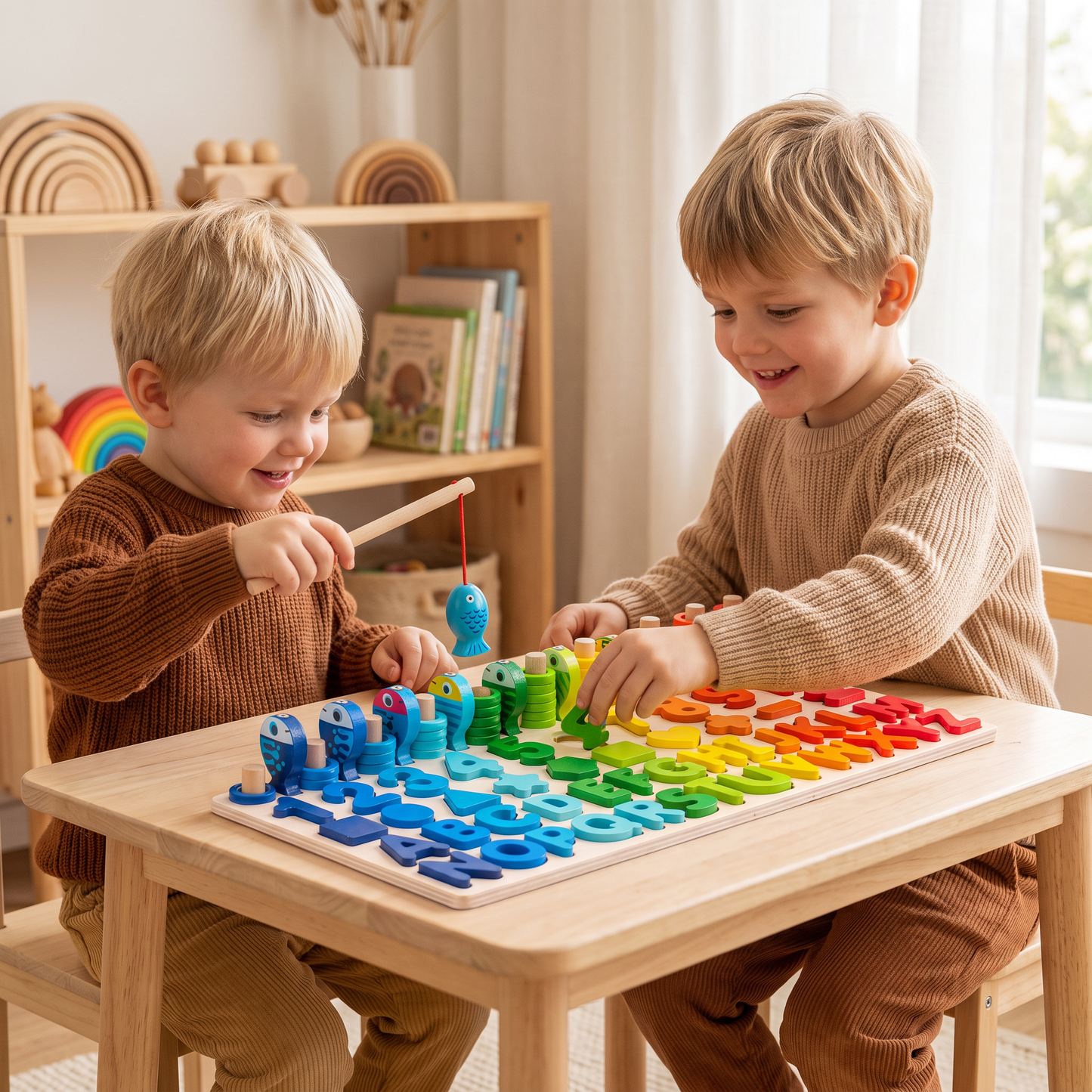 Desarrollo De Habilidades – Tablero De Actividades Montessori De Madera