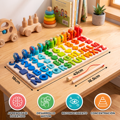 Desarrollo De Habilidades – Tablero De Actividades Montessori De Madera