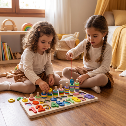 Desarrollo De Habilidades – Tablero De Actividades Montessori De Madera