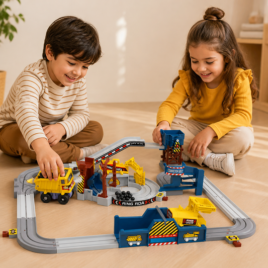 Set De Tren Eléctrico Interactivo De Aventura En La Cantera