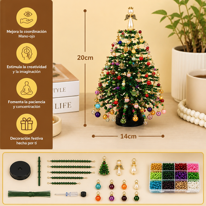 Kit DIY Para Crear Un Árbol De Navidad Con Cuentas De Cristal