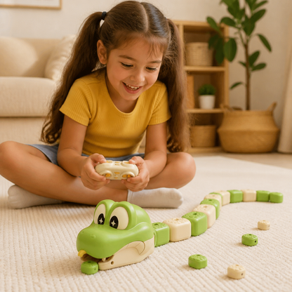 Serpiente RC Interactiva STEM Que Crece – Come Bloques Y Se Hace Más Larga