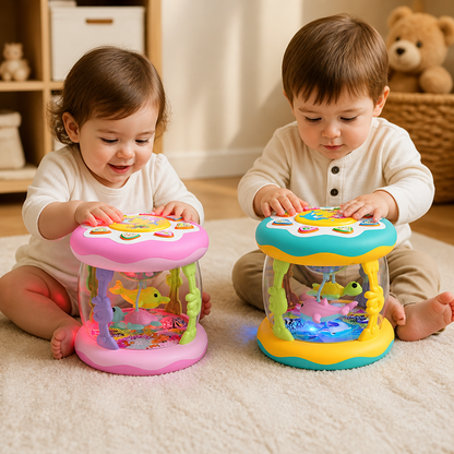 Giocattolo Musicale Interattivo con Luci – Gioco Sensoriale Montessori e Ninna Nanna Rilassante