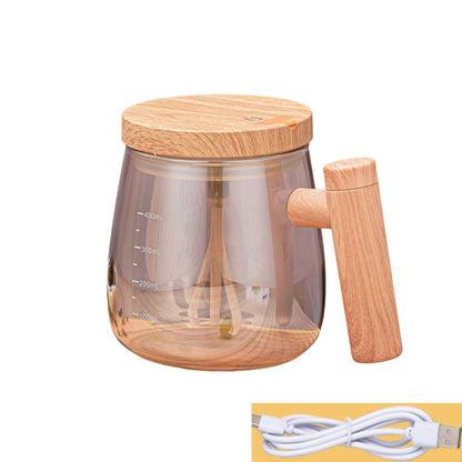 Vaso de Batidora de Madera 2 en 1