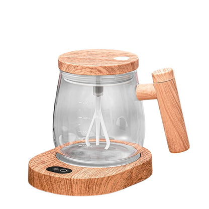 Vaso de Batidora de Madera 2 en 1