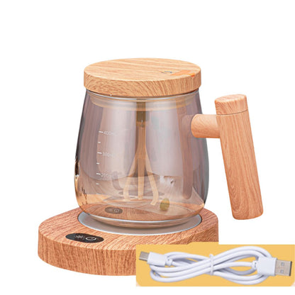 Vaso de Batidora de Madera 2 en 1