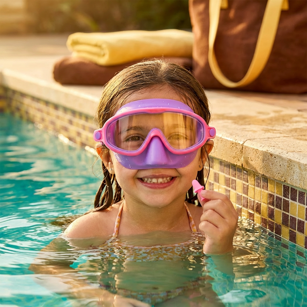 Gafas de Natación Prácticas para Niños – Antivaho, Ajuste Seguro y Uso Cómodo
