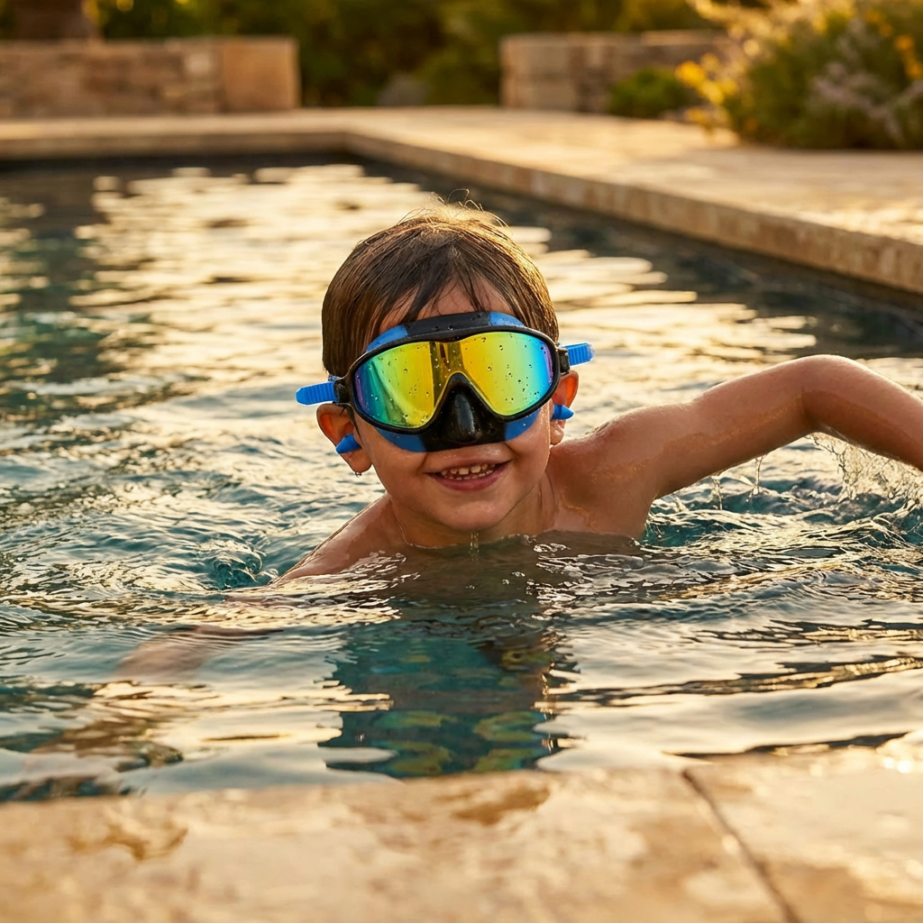 Gafas de Natación Prácticas para Niños – Antivaho, Ajuste Seguro y Uso Cómodo