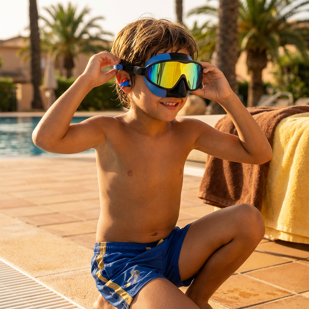 Gafas de Natación Prácticas para Niños – Antivaho, Ajuste Seguro y Uso Cómodo