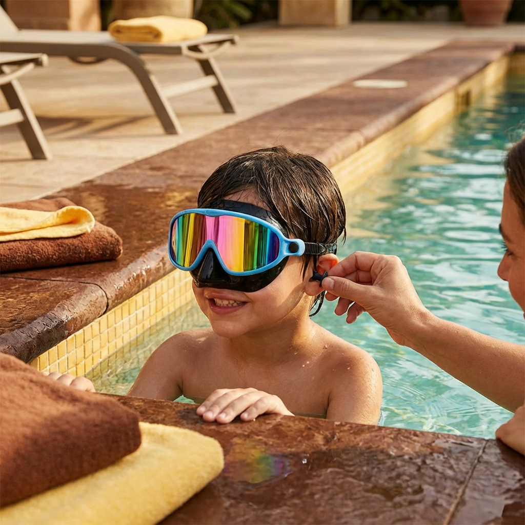 Gafas de Natación Prácticas para Niños – Antivaho, Ajuste Seguro y Uso Cómodo