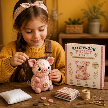 Kit de Costura DIY de Animales – Set de Manualidades para Ornamentos de Tela Hechos a Mano