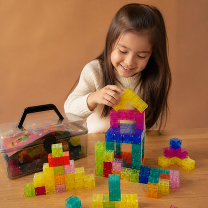 Set de Cubos de Construcción Montessori para Niños