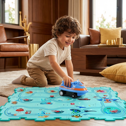 Pistas de Rompecabezas – Carrera con Bloques