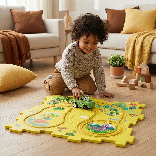 Pistas de Rompecabezas – Carrera con Bloques