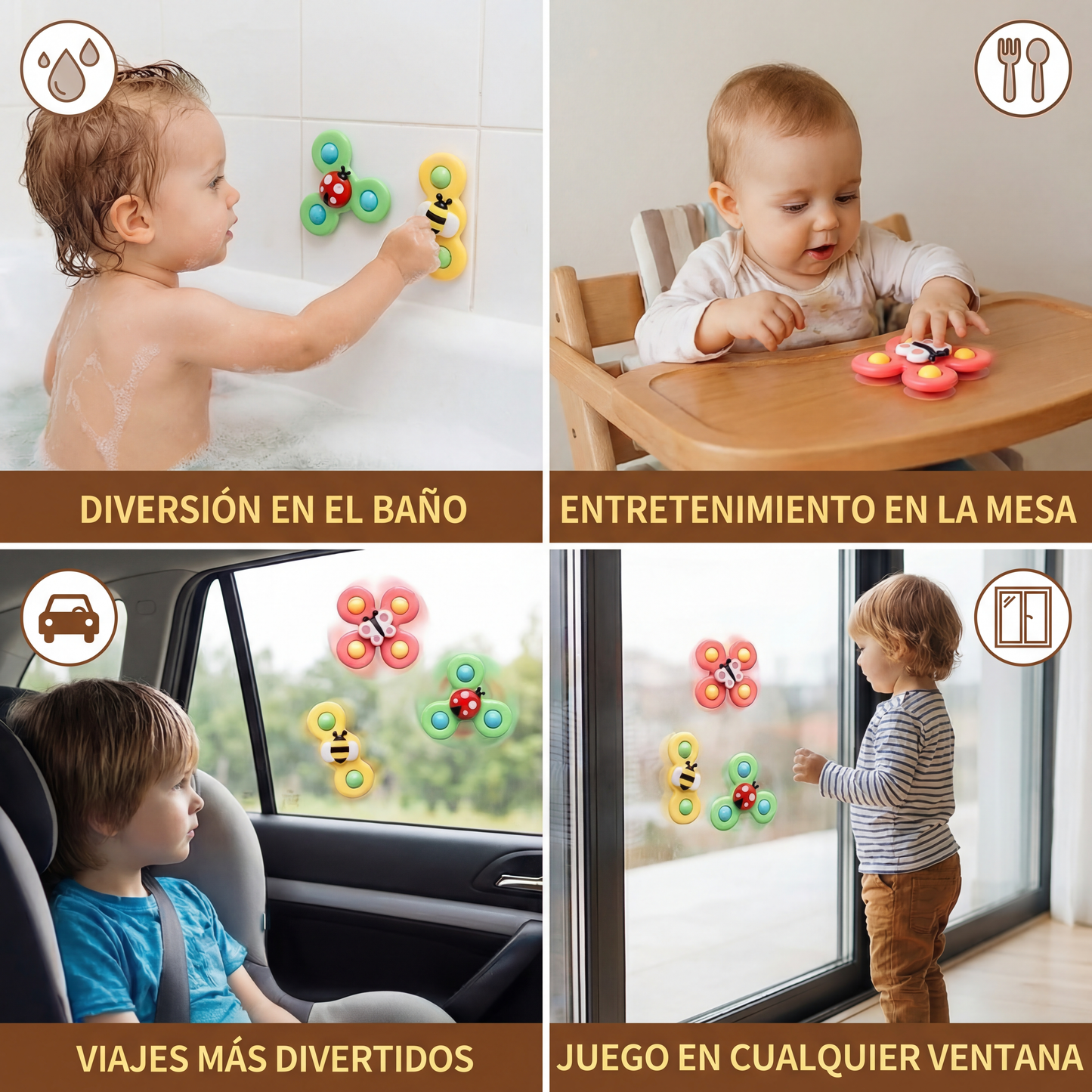 Divertido juego de carrusel para niños (set de 3)