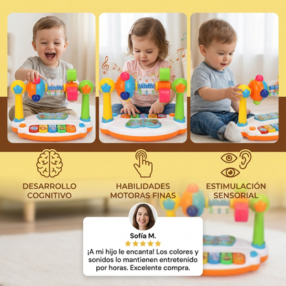 Juguete musical 5 en 1 de aprendizaje para bebés