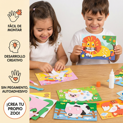 Set creativo de pegatinas para niños