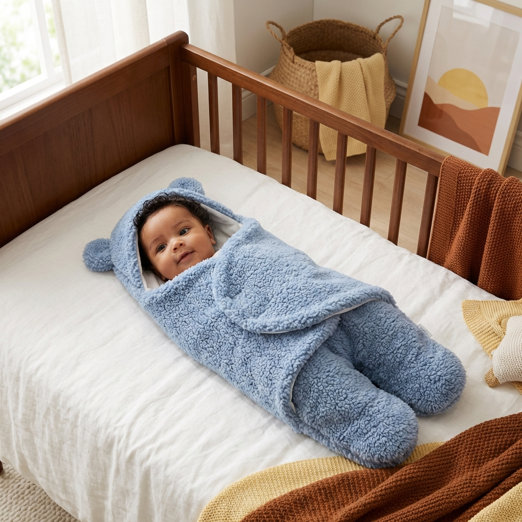 Manta y pijama para bebé con diseño de oso