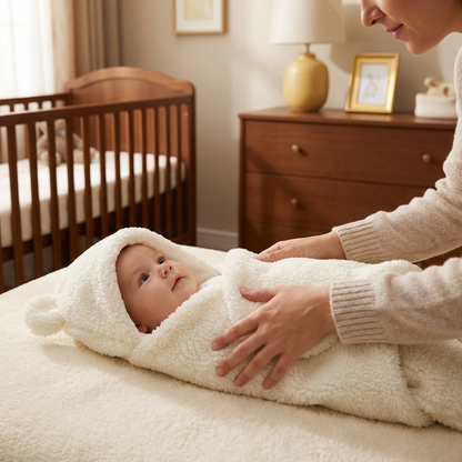 Manta y pijama para bebé con diseño de oso