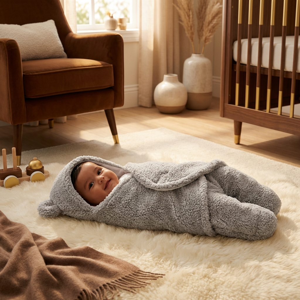 Manta y pijama para bebé con diseño de oso