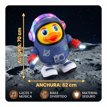 Pato astronauta bailarín