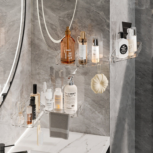 Estante Plegable con Ventosas para el Baño