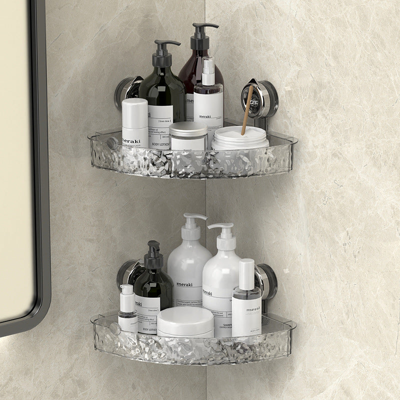 Estante Esquinero con Ventosa para Cuarto de Baño