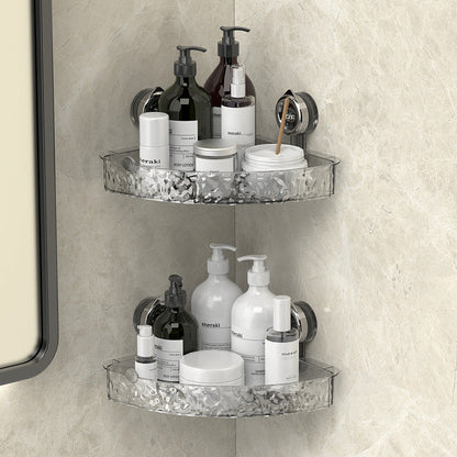 Estante Esquinero con Ventosa para Cuarto de Baño