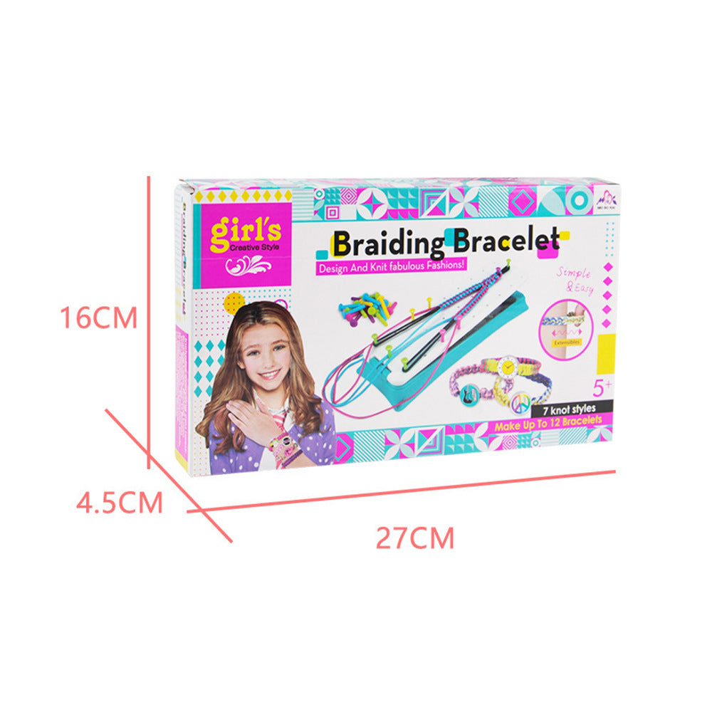 Set creativo para trenzar pulseras