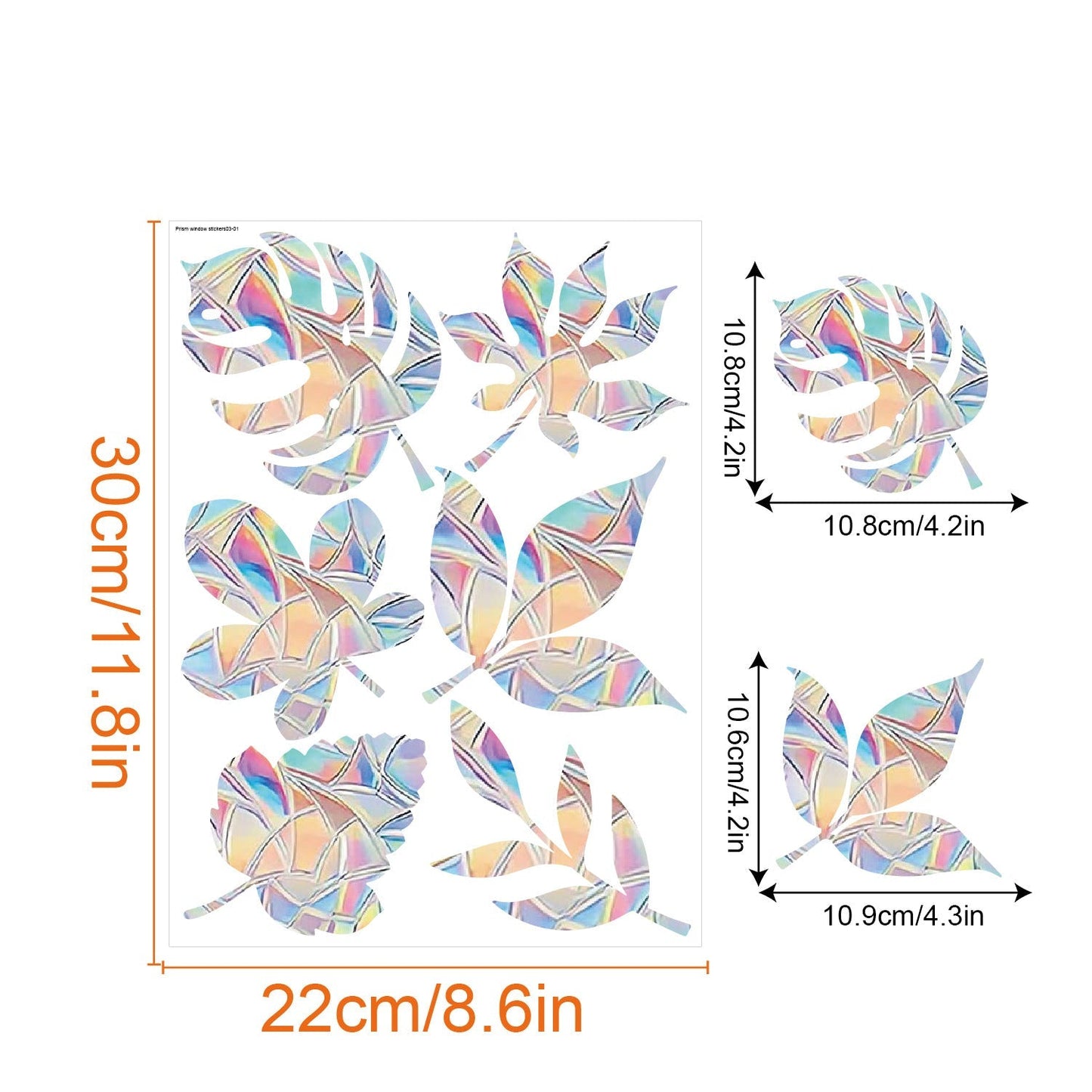 Pegatinas Arco Iris para Ventanas Pegatinas Arco Iris para Ventanas