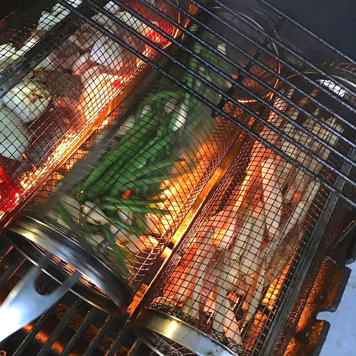 Prácticas Cestas Metálicas para Barbacoa 1x