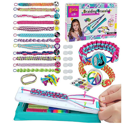 Set creativo para trenzar pulseras