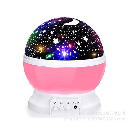 Globo de Luz Nocturna Relajante con Proyección de Estrellas